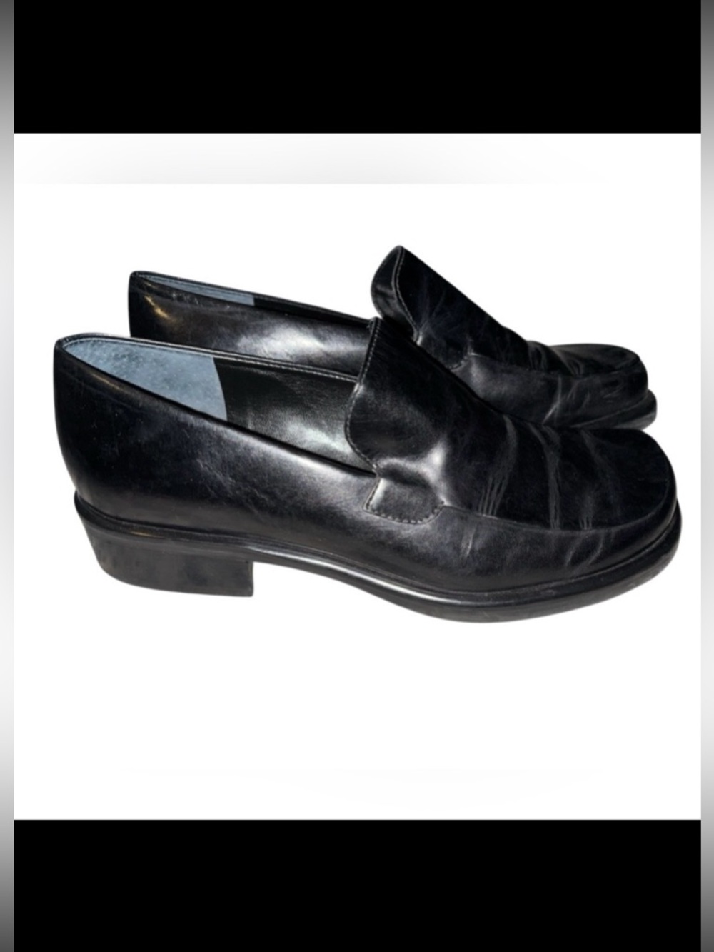 Franco Sarto Bocca Leather Loafer Shoes Women's Size 6 Classic Minimalist